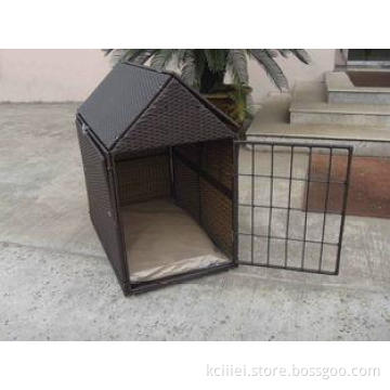 Aluminum Frame KD Wicker Pet Bed , Outdoor Waterproof Dog H